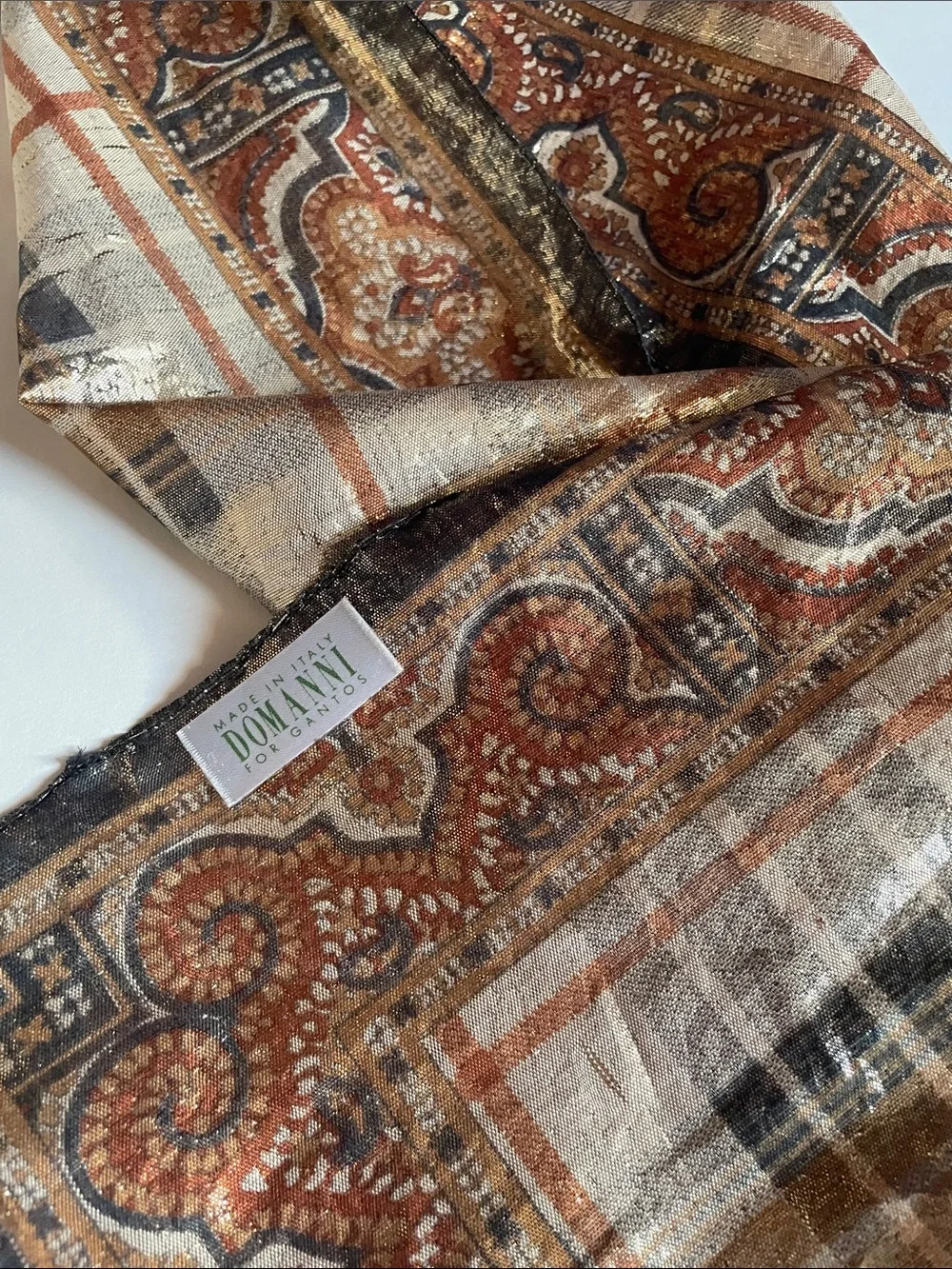 VTG DOMANNI ITALIAN SILK SCARF